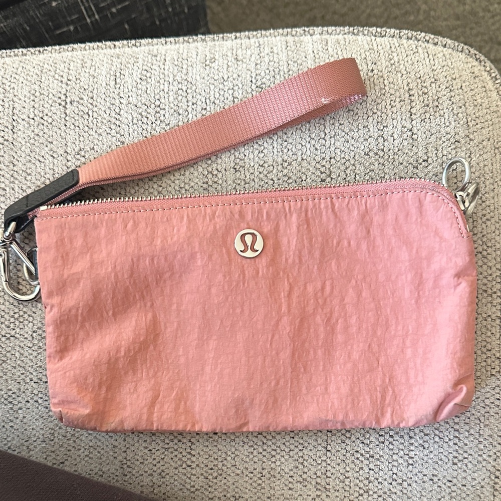 lululemon athletica Blush Pink Wristlet